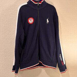 Polo Ralph Lauren 2016 Team USA Olympic Track Jacket Full Zip Men's Size XL